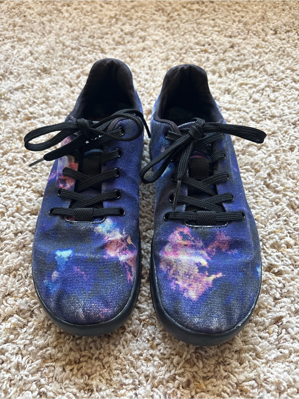 NOBULL Midnight Tie-Dye Canvas Trainer Shoes Sz Women’s 8.5 Men’s 7